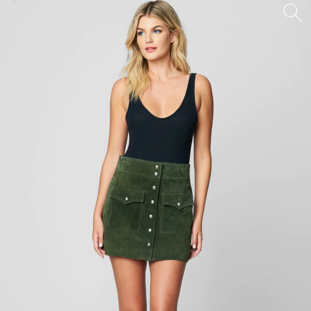 NWT BLANK NYC LEATHER skirt - size 27